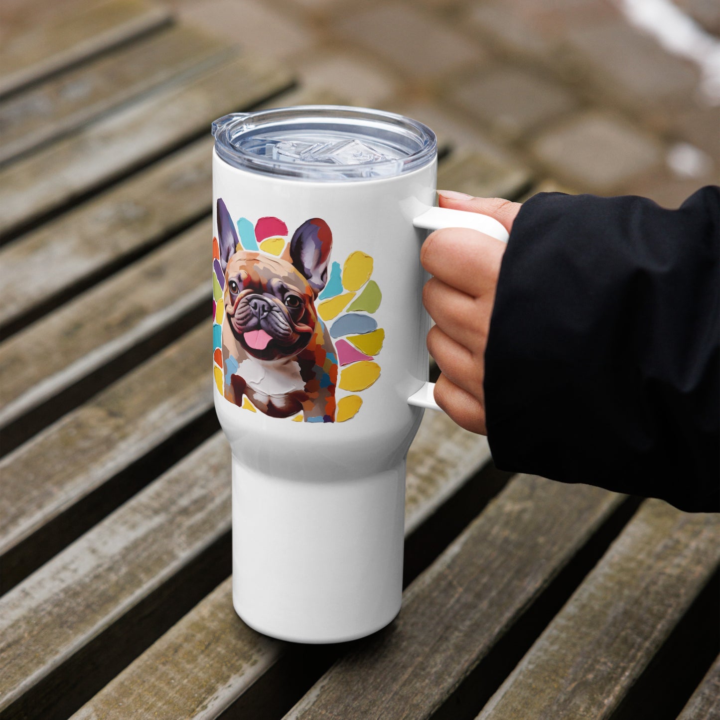 Flower Fawn Travel Mug