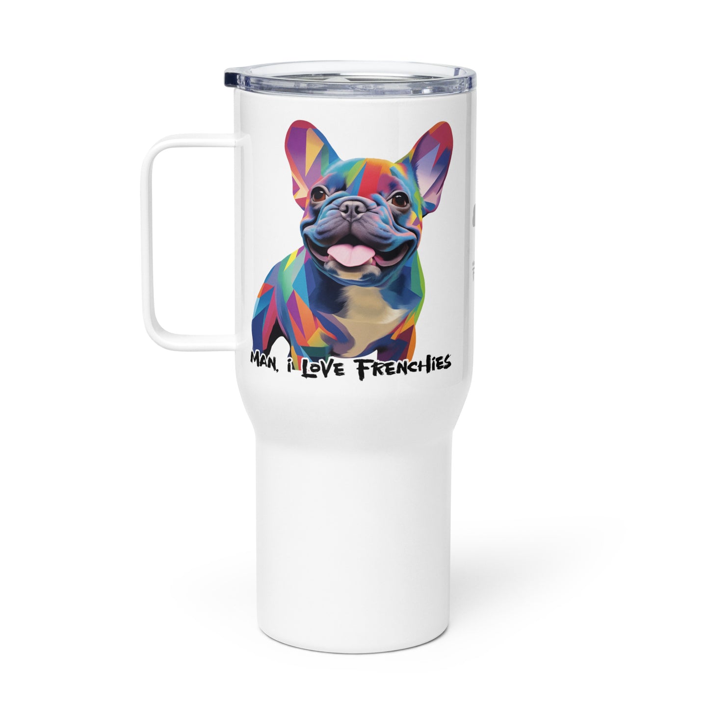 Happy Blue Travel Mug