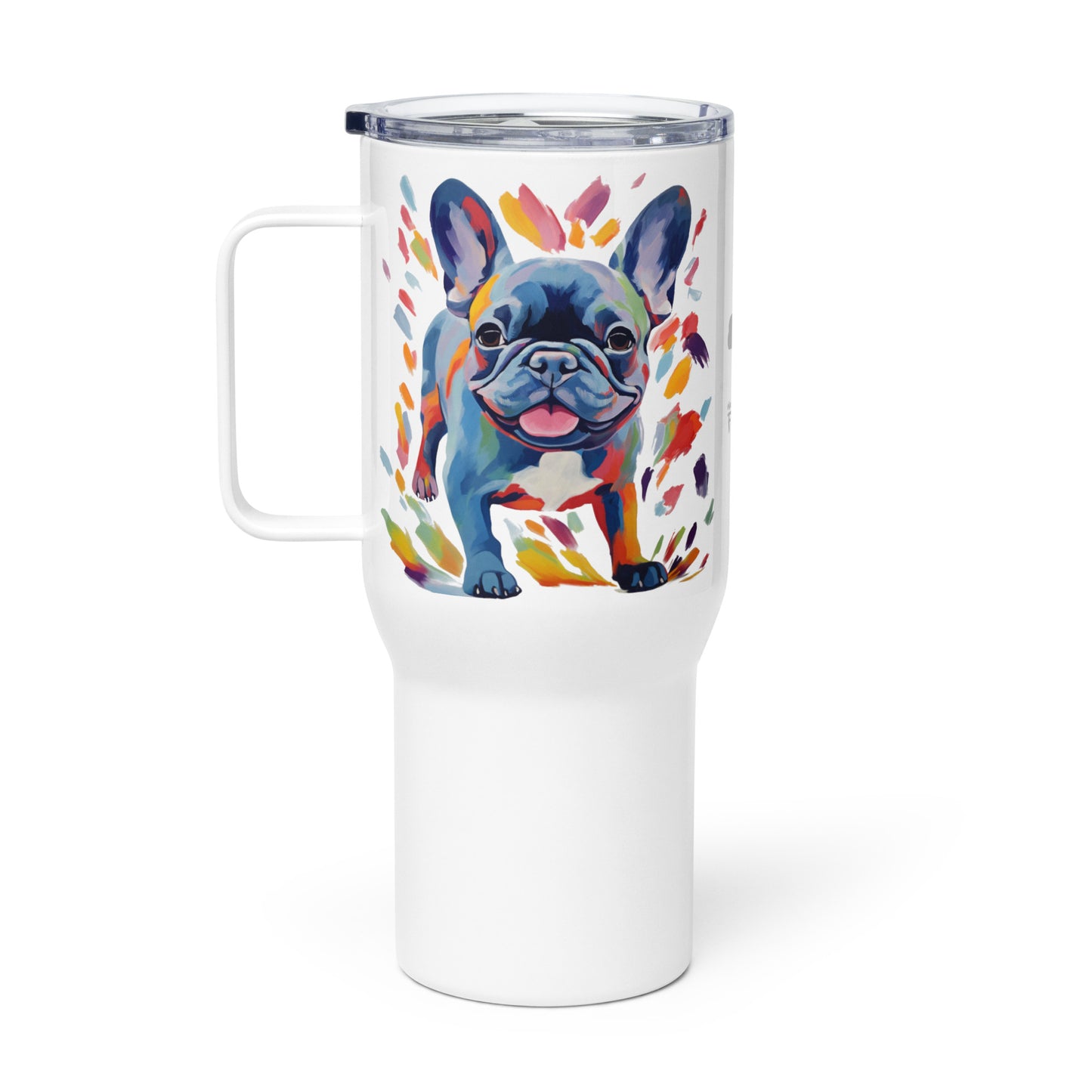 Running Blue Travel Mug