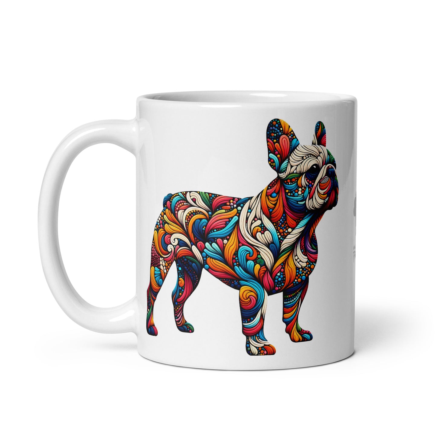 Fantasia Frenchie White Mug