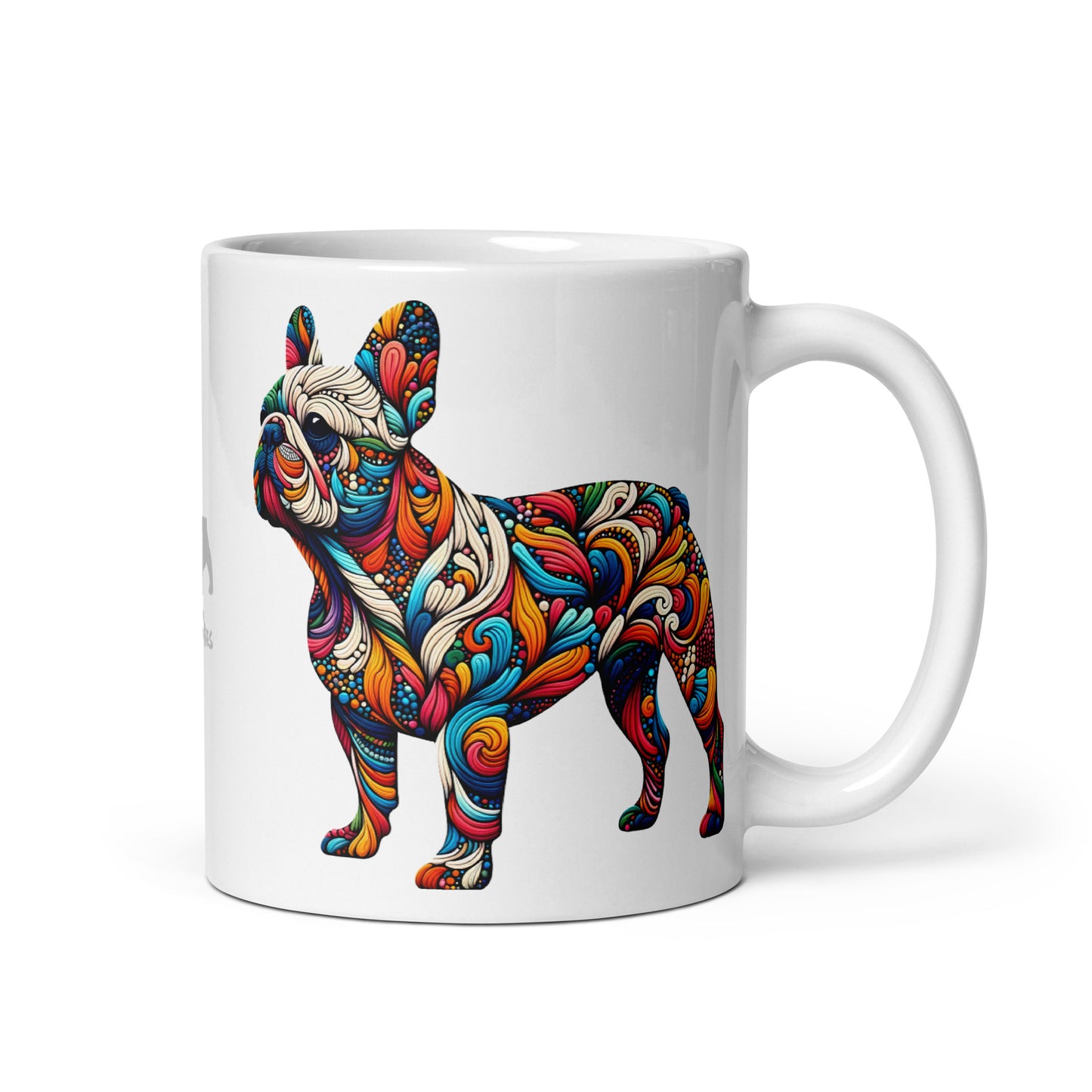 Fantasia Frenchie White Mug