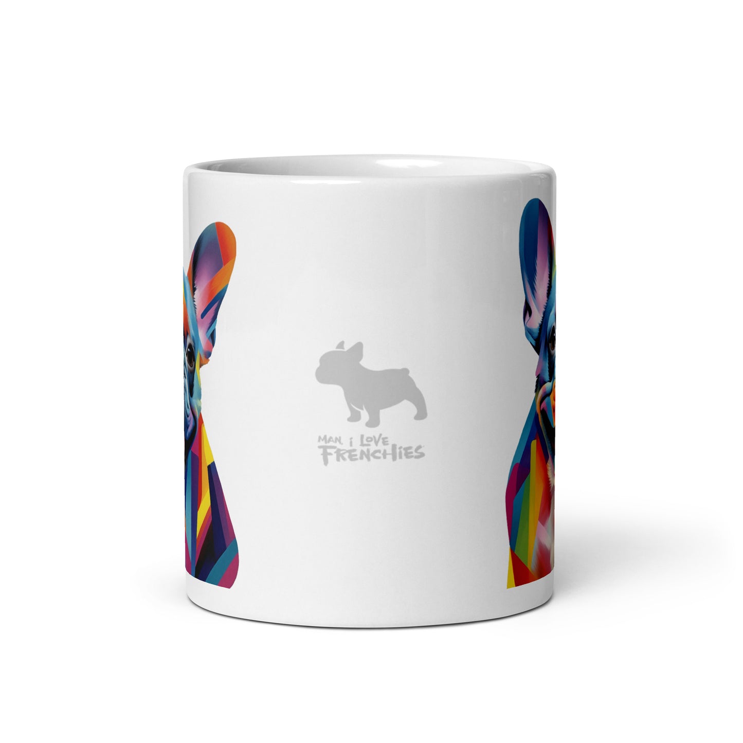 Color Lines White Mug