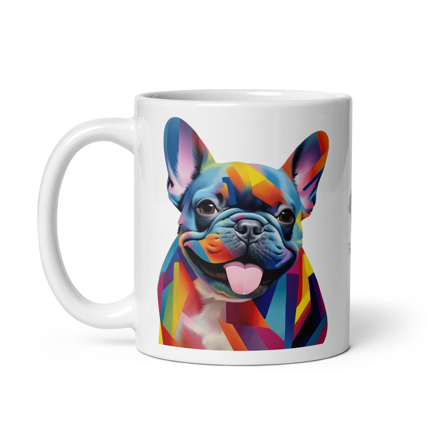 Color Lines White Mug