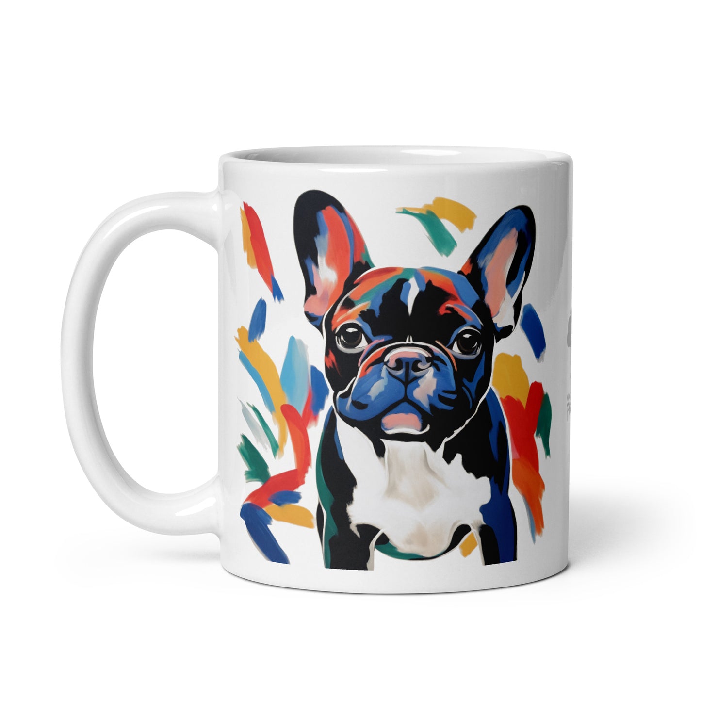 Pastel Pied White Mug