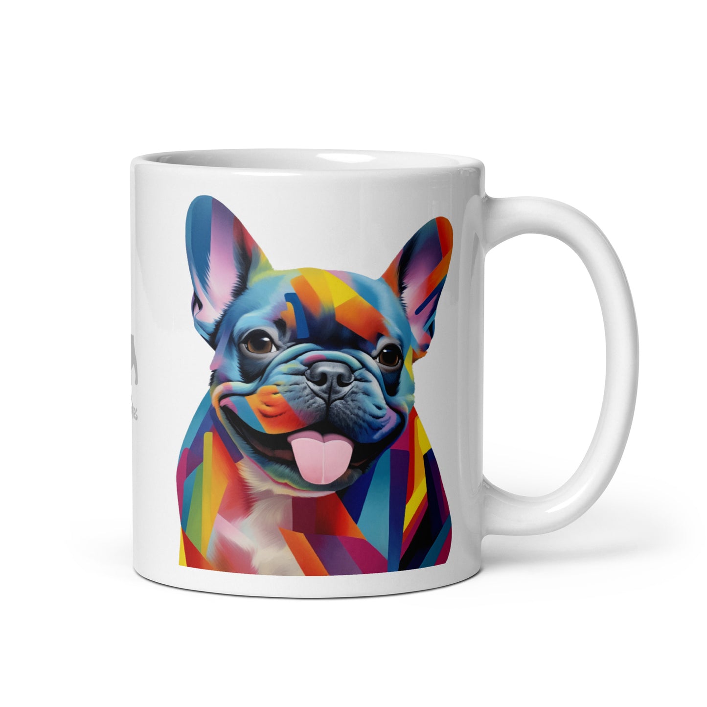 Color Lines White Mug
