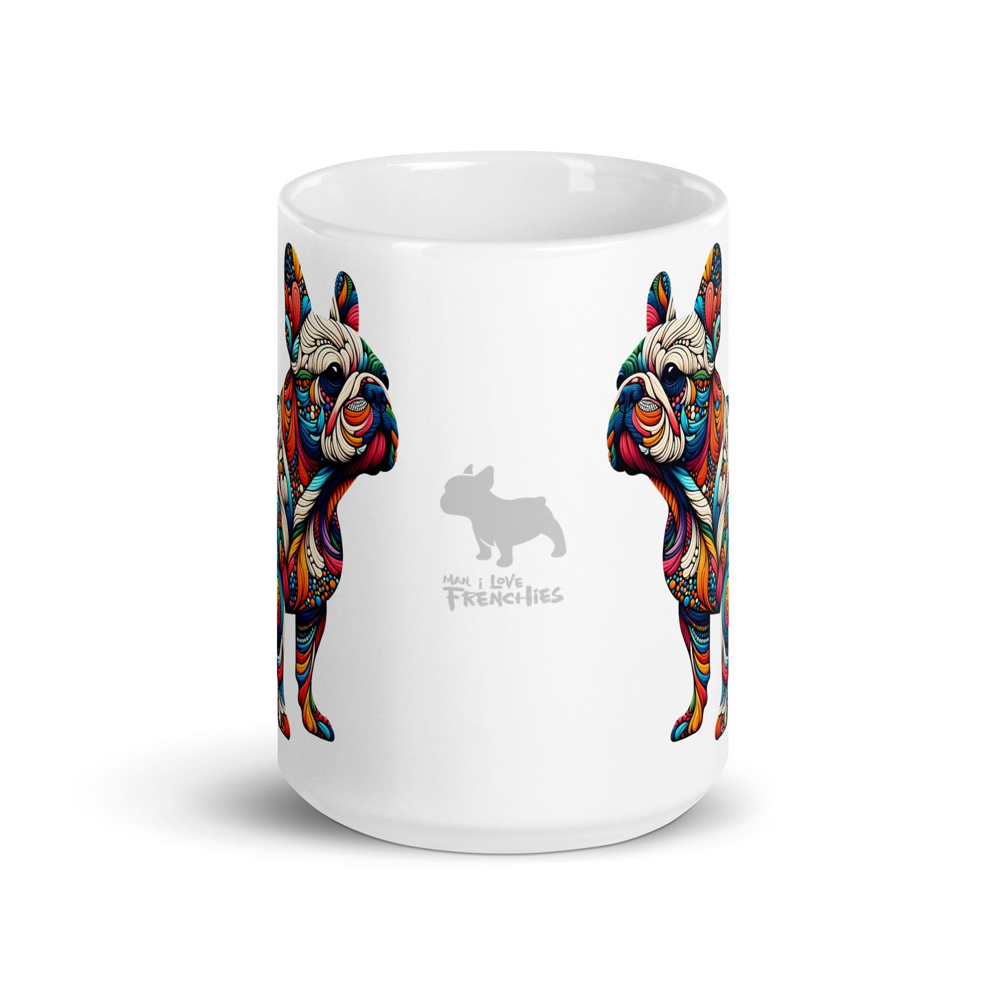 Fantasia Frenchie White Mug