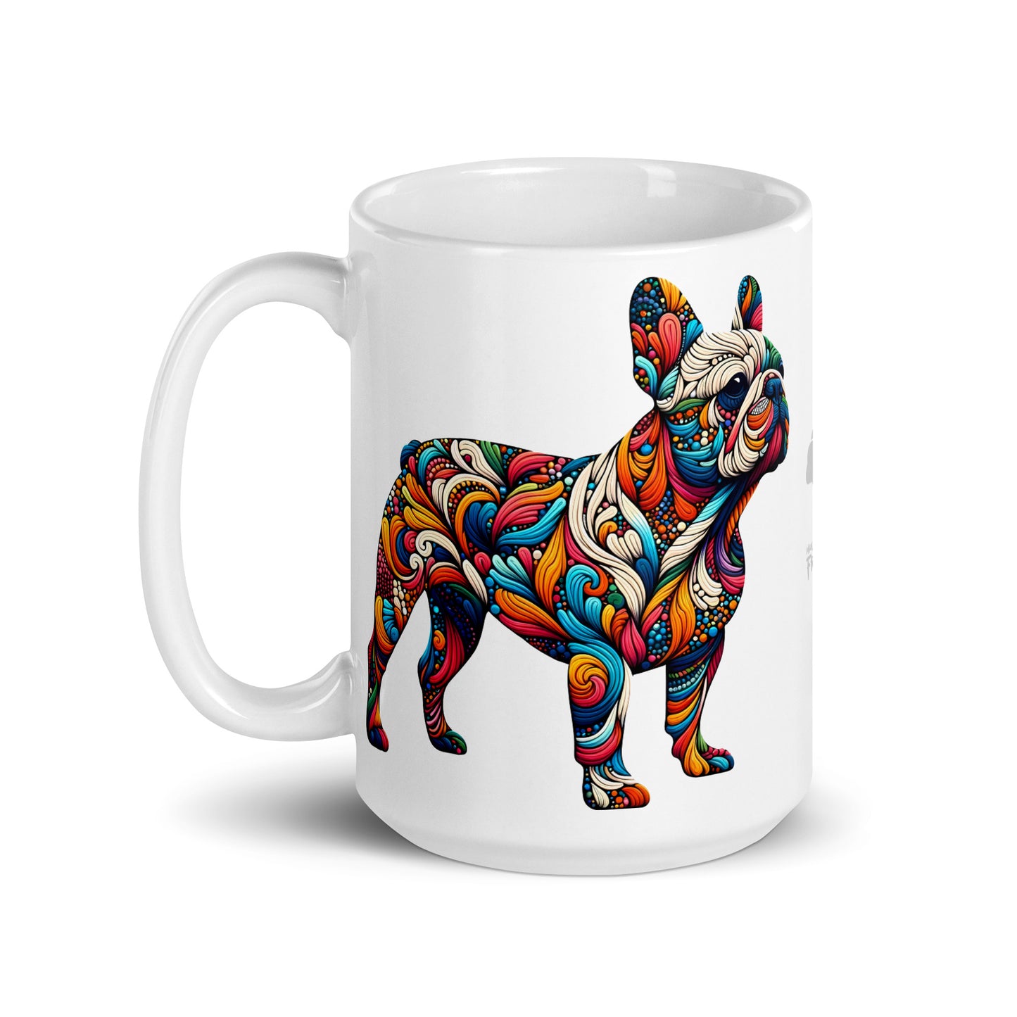 Fantasia Frenchie White Mug