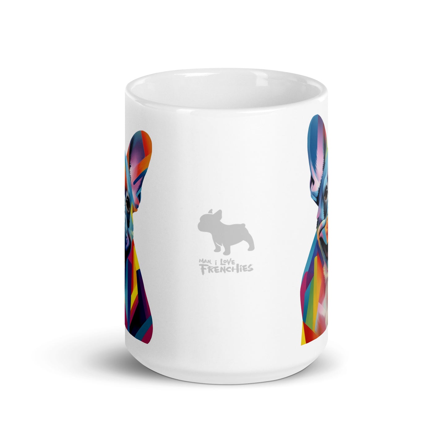Color Lines White Mug