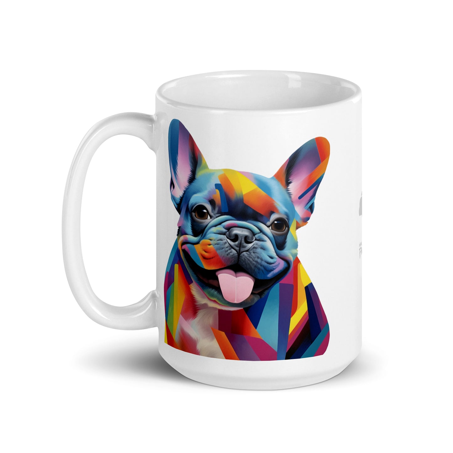 Color Lines White Mug