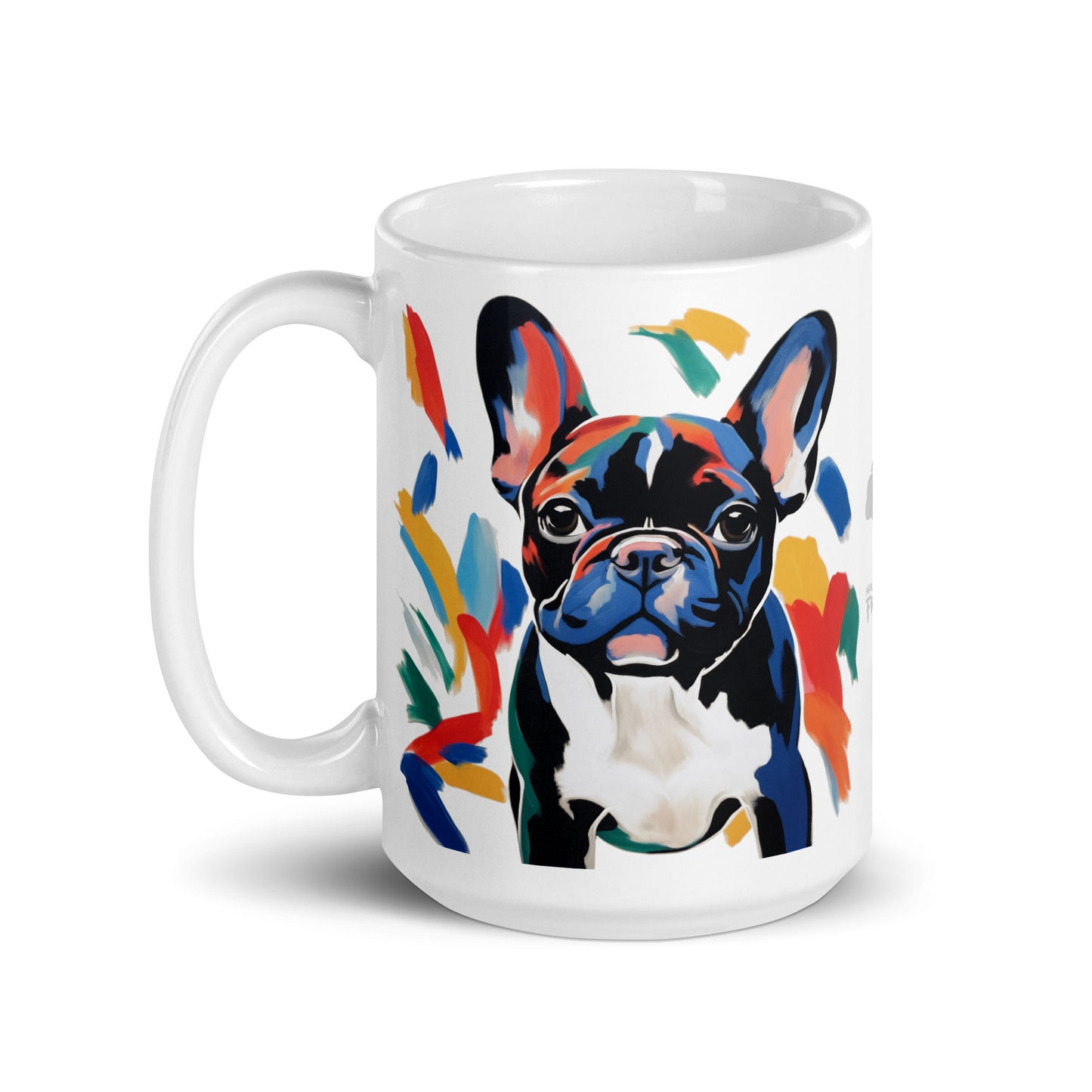 Pastel Pied White Mug