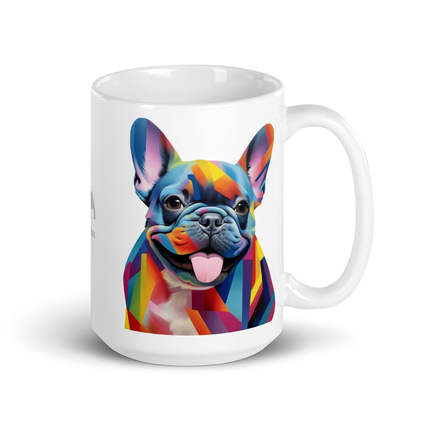 Color Lines White Mug