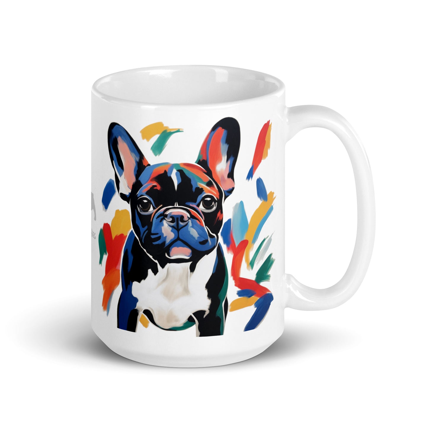 Pastel Pied White Mug