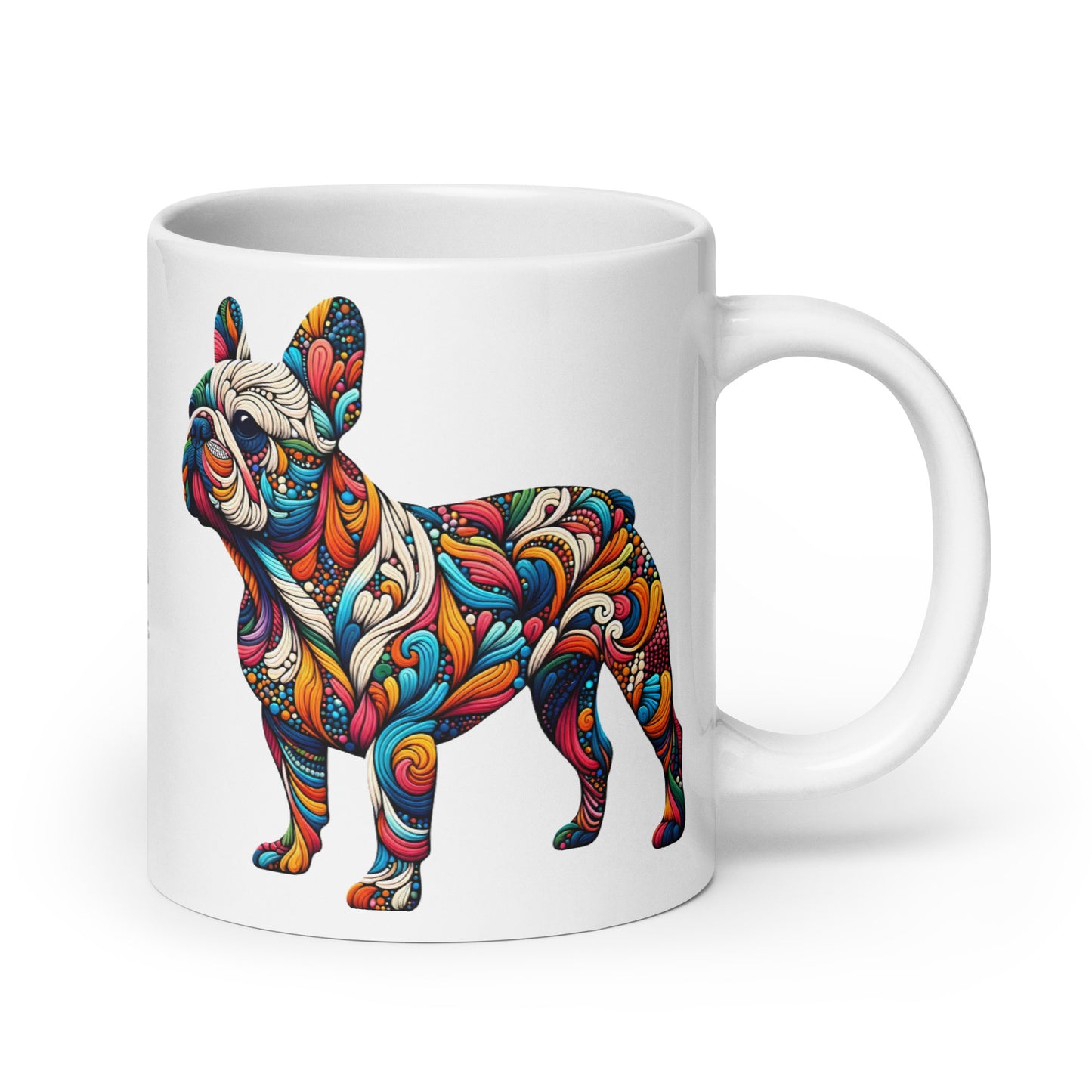 Fantasia Frenchie White Mug