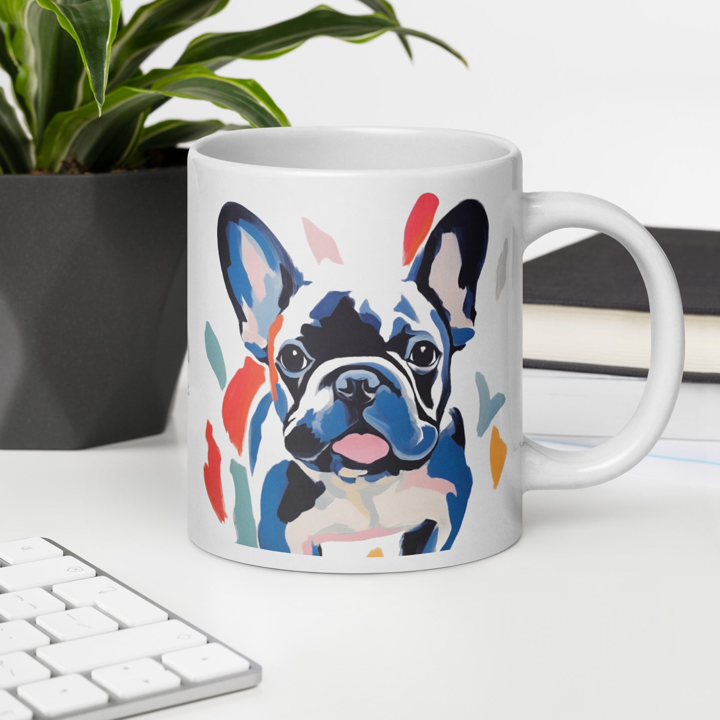 Viva La French Bulldog White Mug