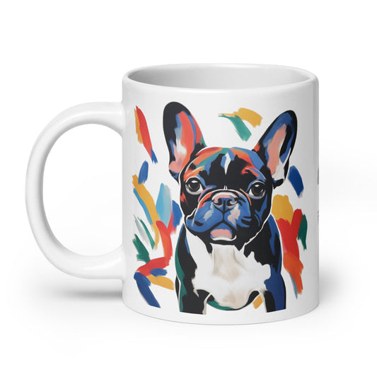Pastel Pied White Mug