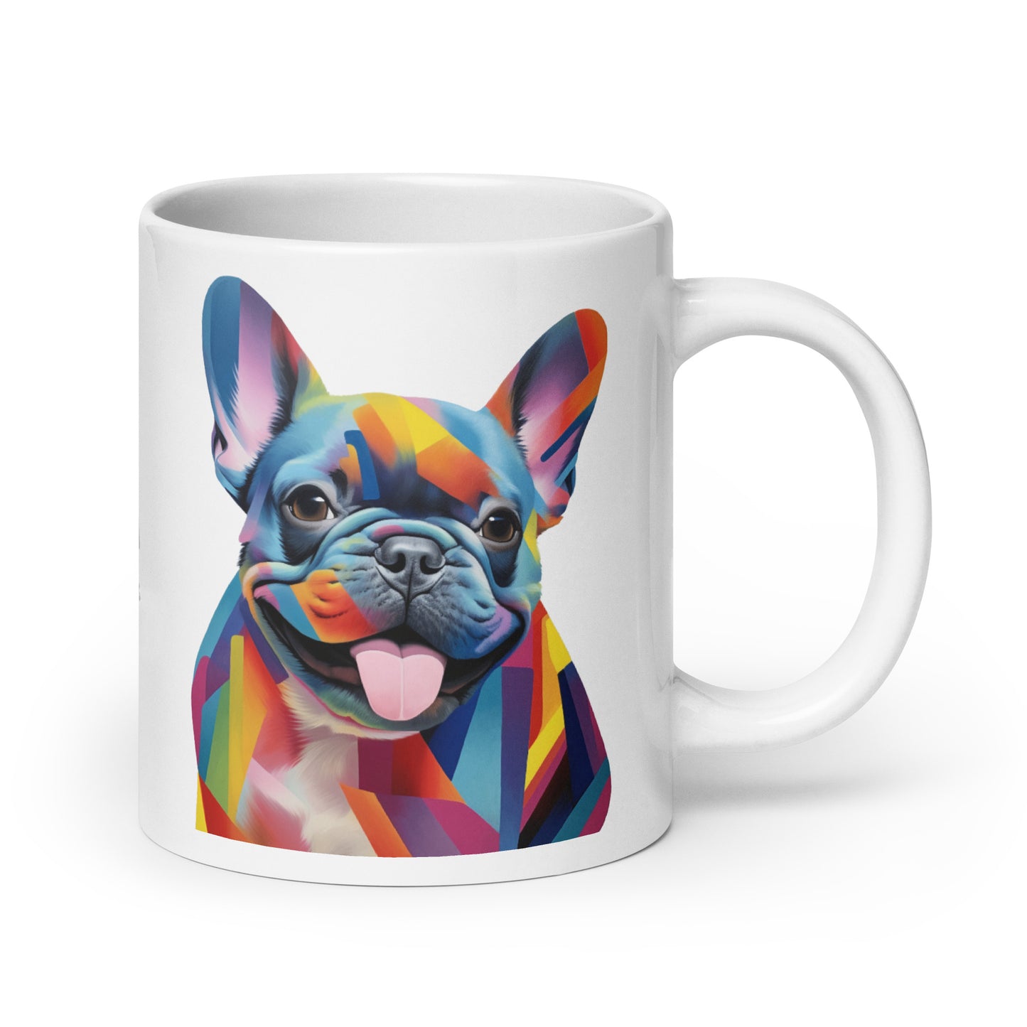 Color Lines White Mug