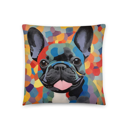 Mosaic Frenchie Pillow