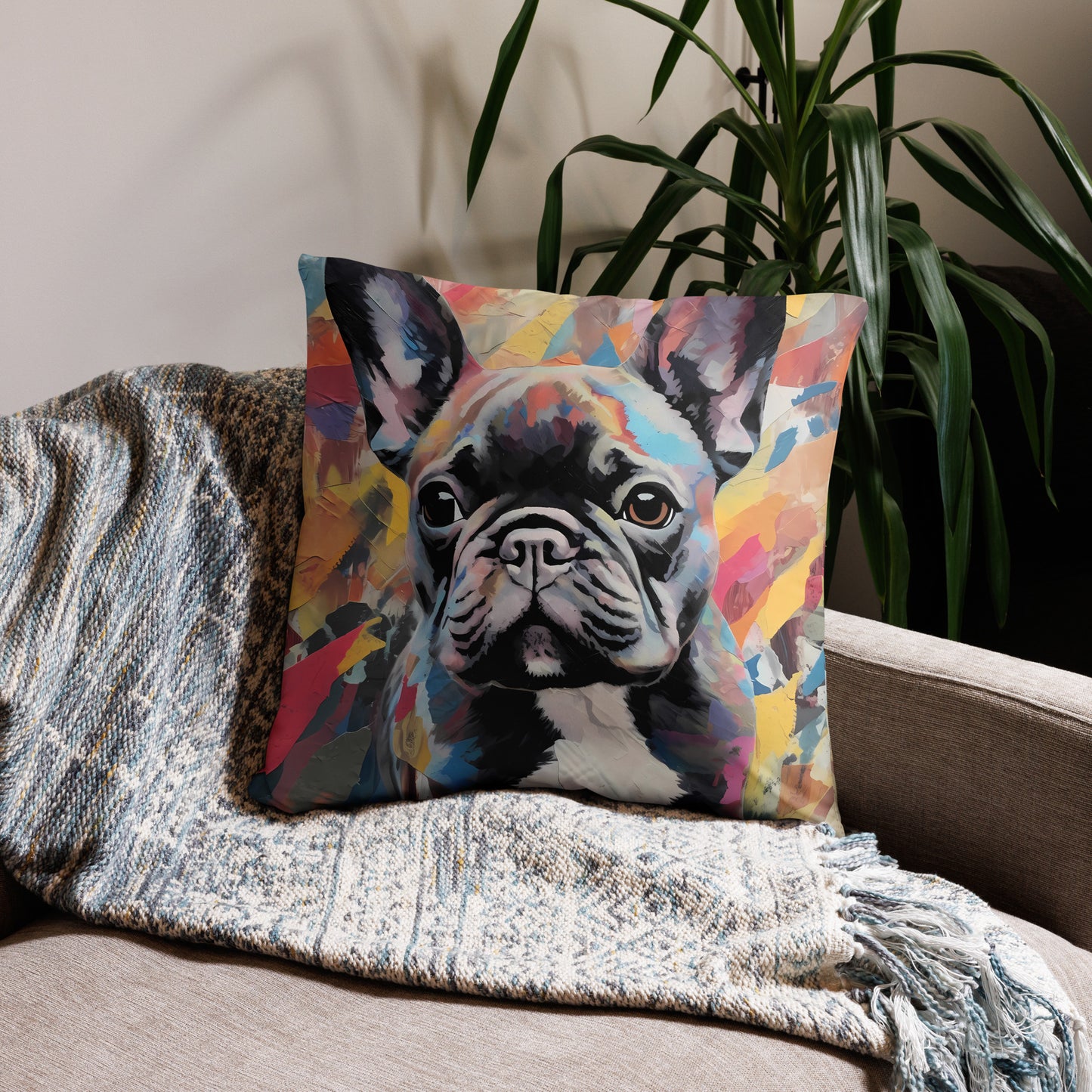 Vintage Frenchie - Pillow