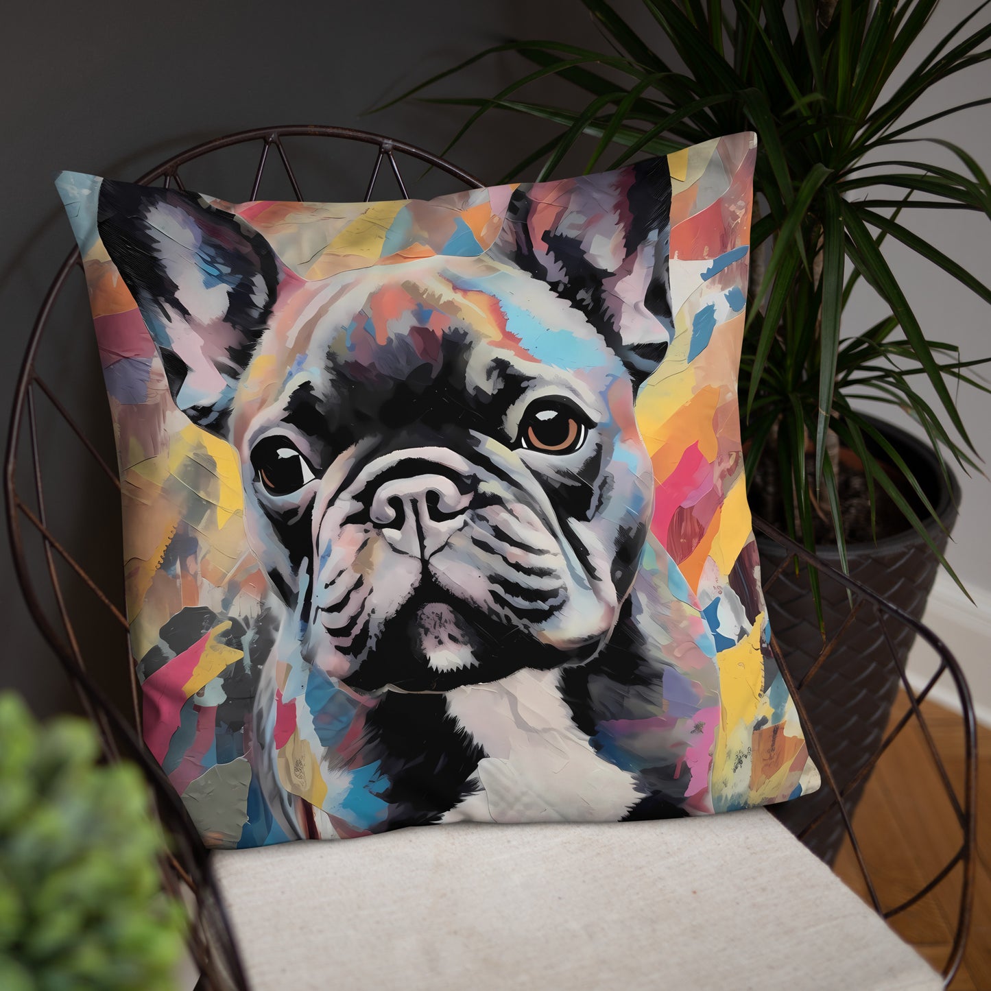 Vintage Frenchie - Pillow