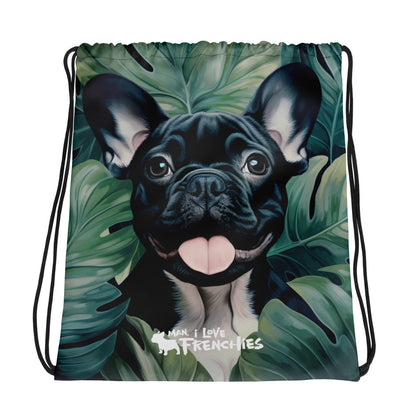 Tropical Brindle Drawstring Bag