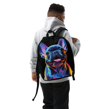 Neon Frenchie Backpack