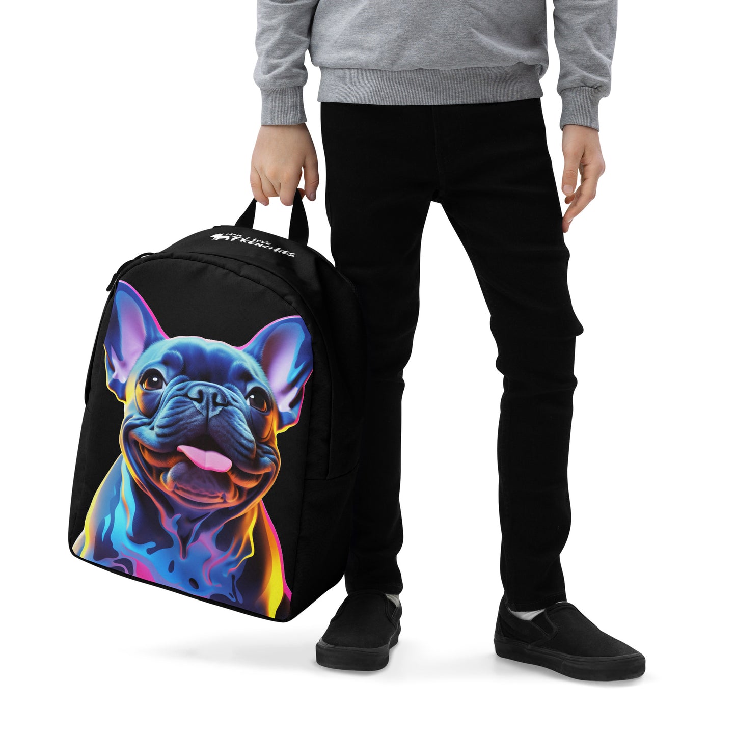 Neon Frenchie Backpack