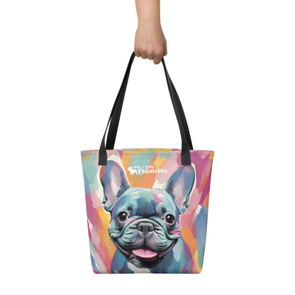 Watercolor Frenchie Tote Bag