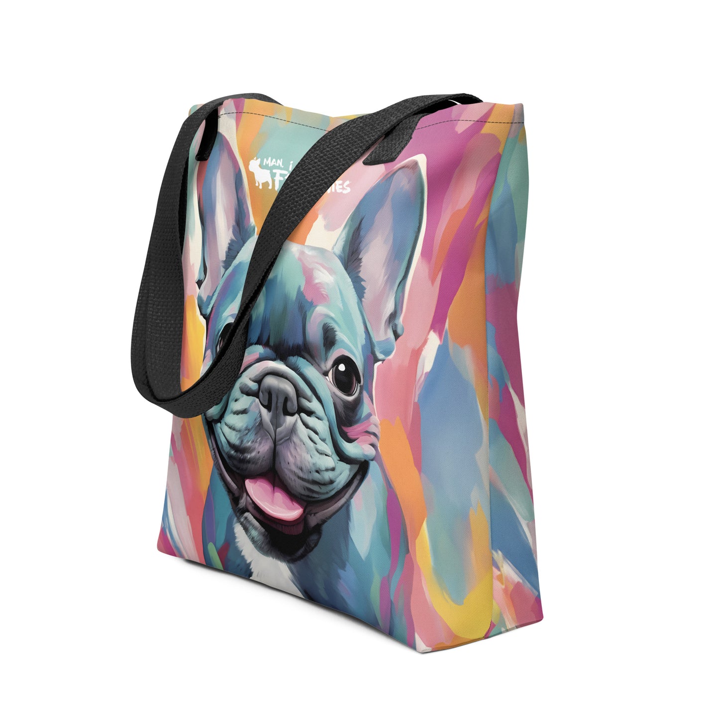 Watercolor Frenchie Tote Bag