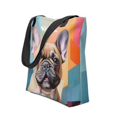 Cream Frenchie Tote Bag