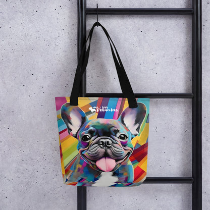 Paper Puppy Tote Bag