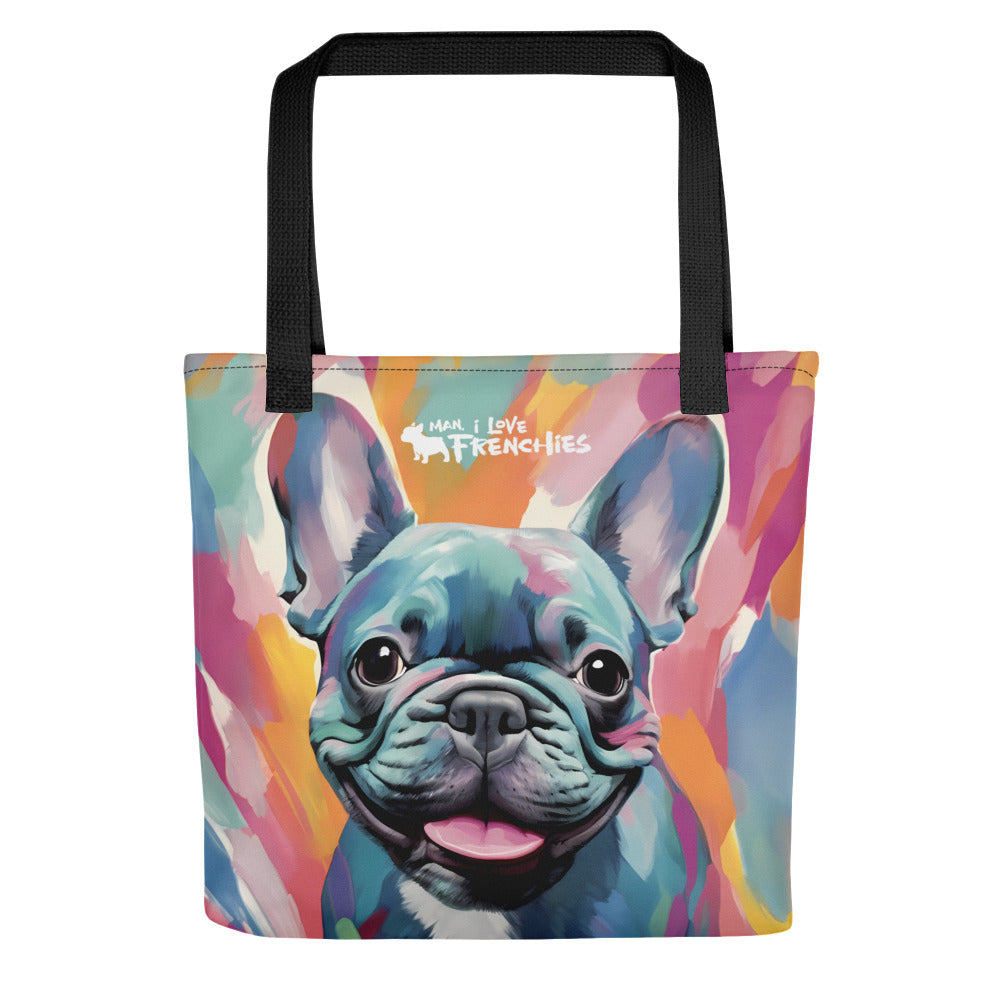 Watercolor Frenchie Tote Bag