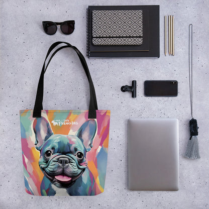 Watercolor Frenchie Tote Bag