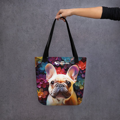 Succulent Frenchie Tote Bag