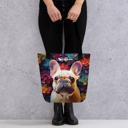 Succulent Frenchie Tote Bag