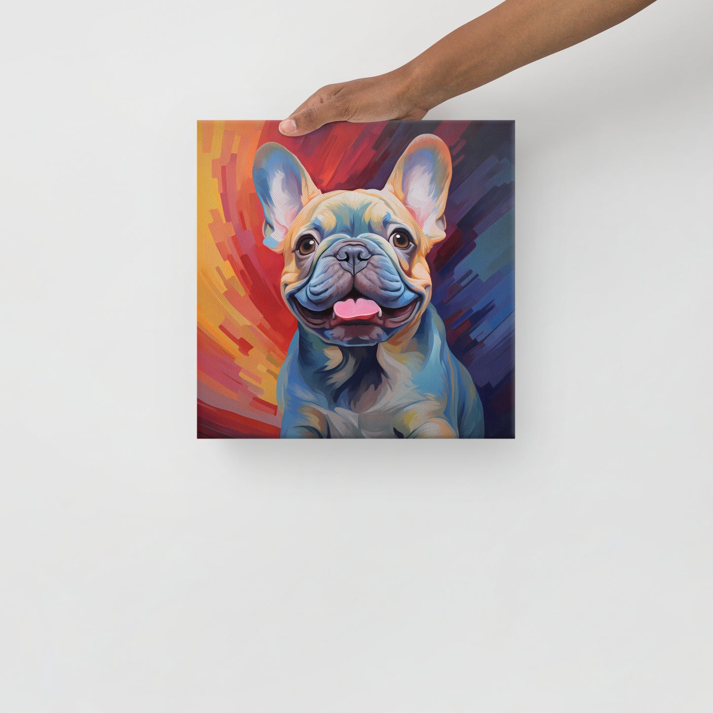 Swirl Frenchie Canvas