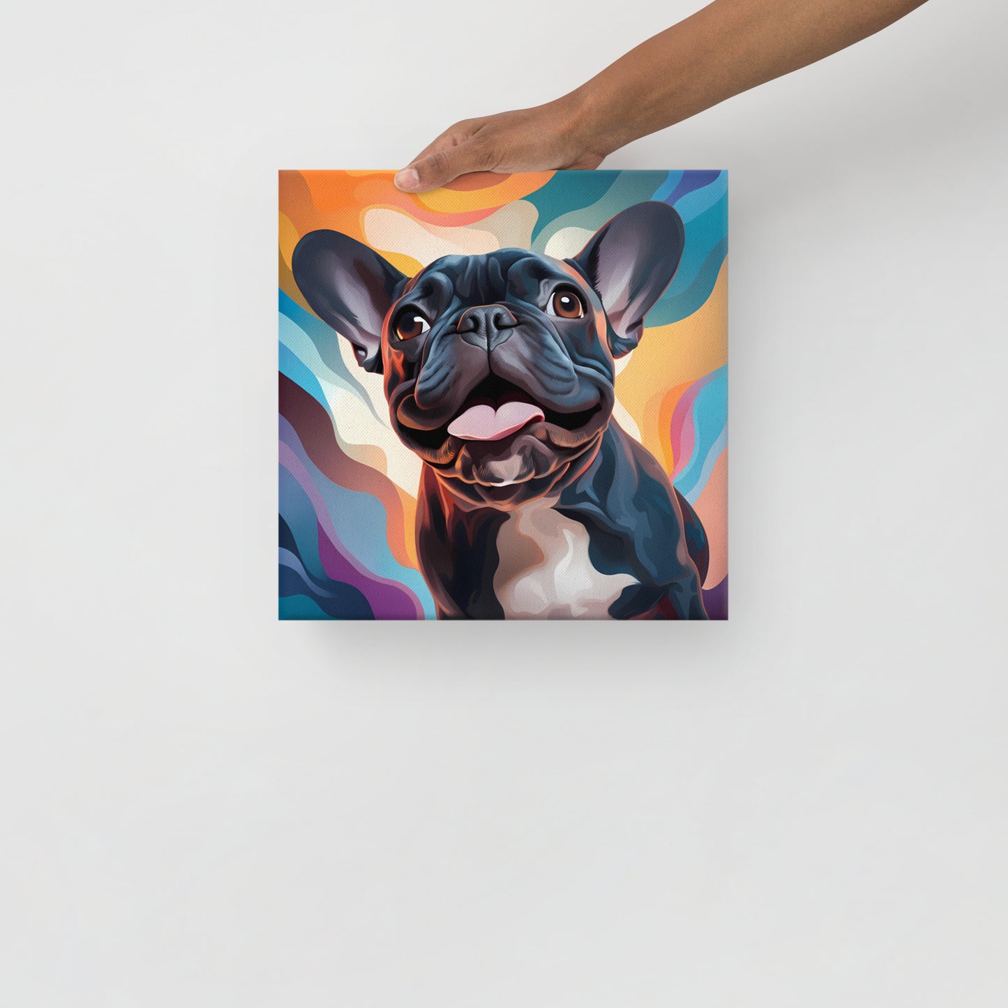 Brindle Waves Canvas Art