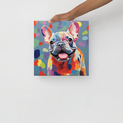 Puppy Polka Canvas Art