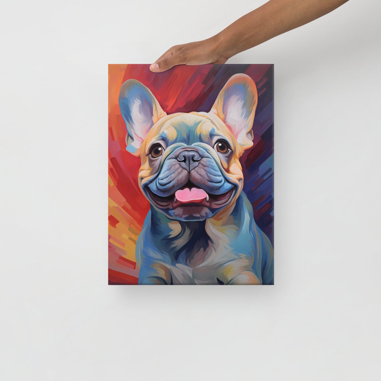 Swirl Frenchie Canvas