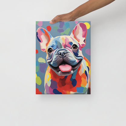 Puppy Polka Canvas Art