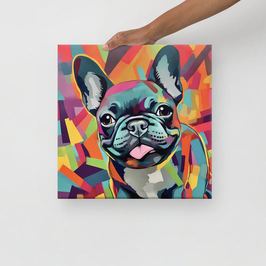 Neon Nuzzle Canvas Art