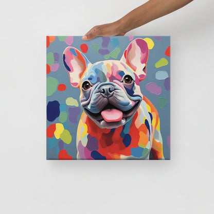 Puppy Polka Canvas Art