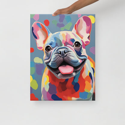 Puppy Polka Canvas Art