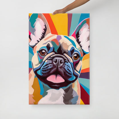 Canine Crescendo Canvas Art