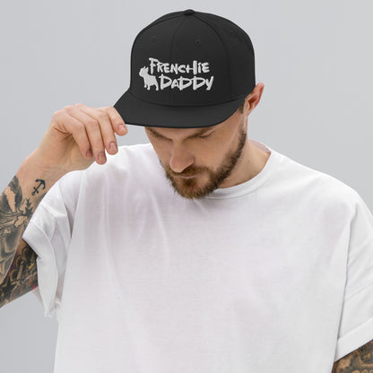 Frenchie Daddy Snapback Hat