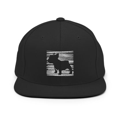 Sketch Frenchie Snapback Hat