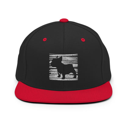 Sketch Frenchie Snapback Hat