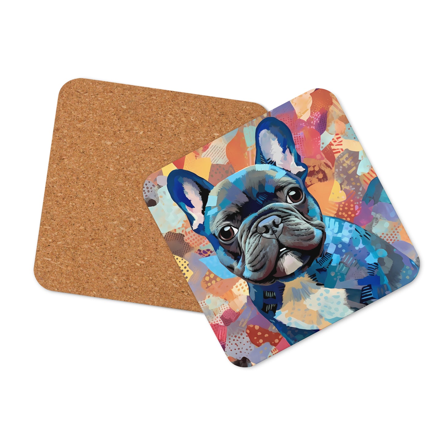 Textile Frenchie Coaster