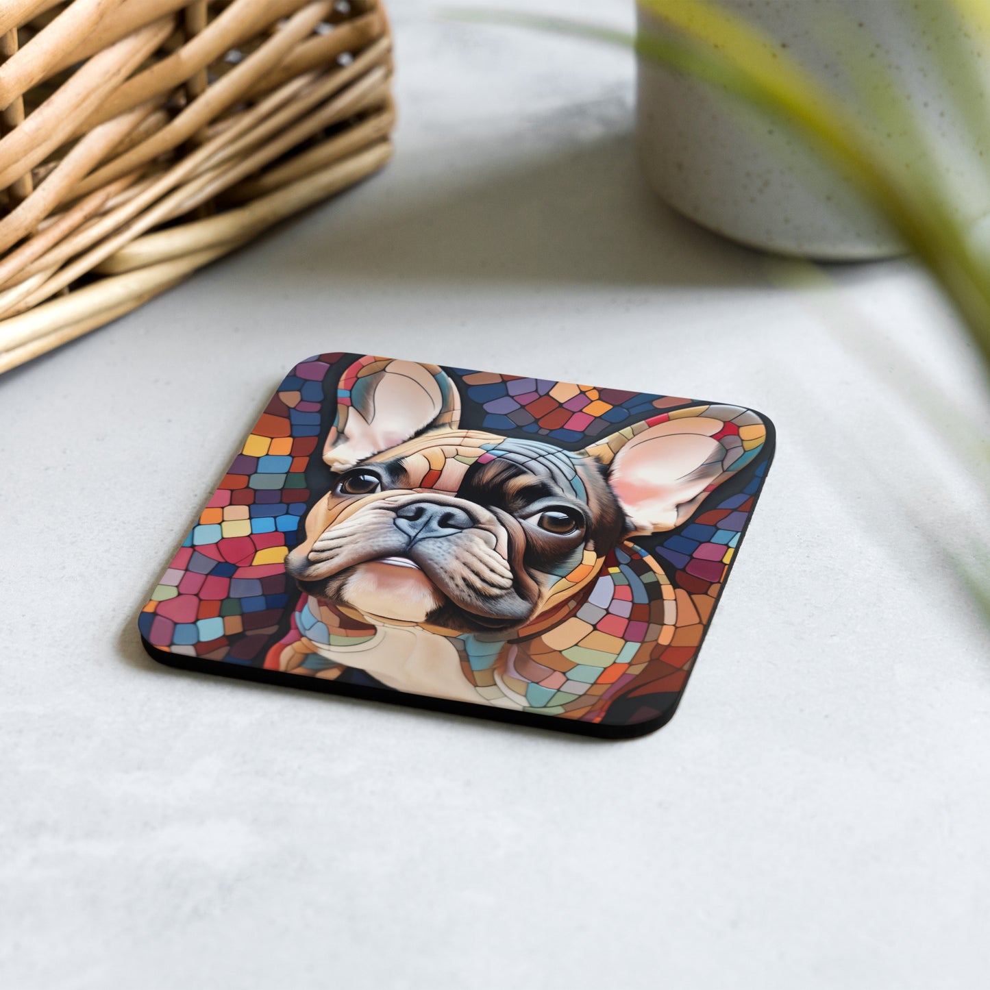 Mixed Frenchie Coaster