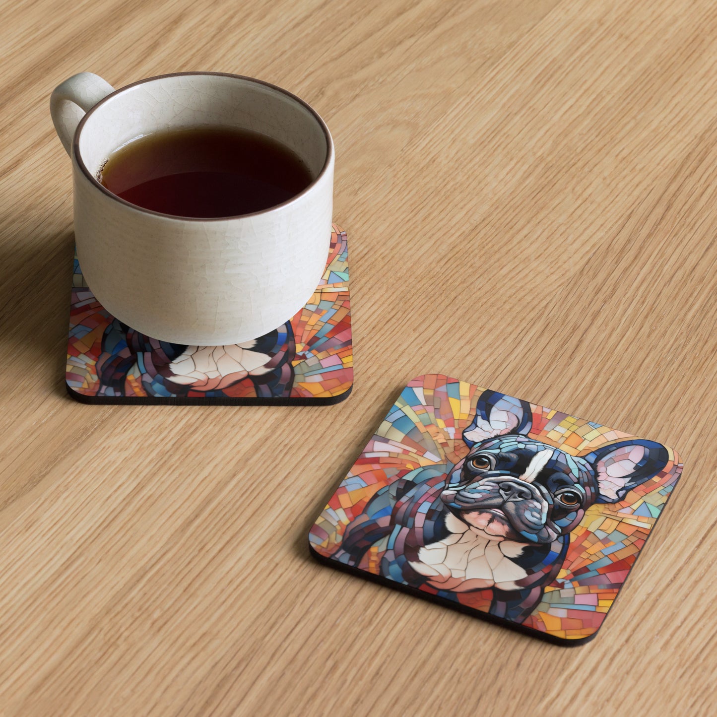 Mosaic Brindle Coaster