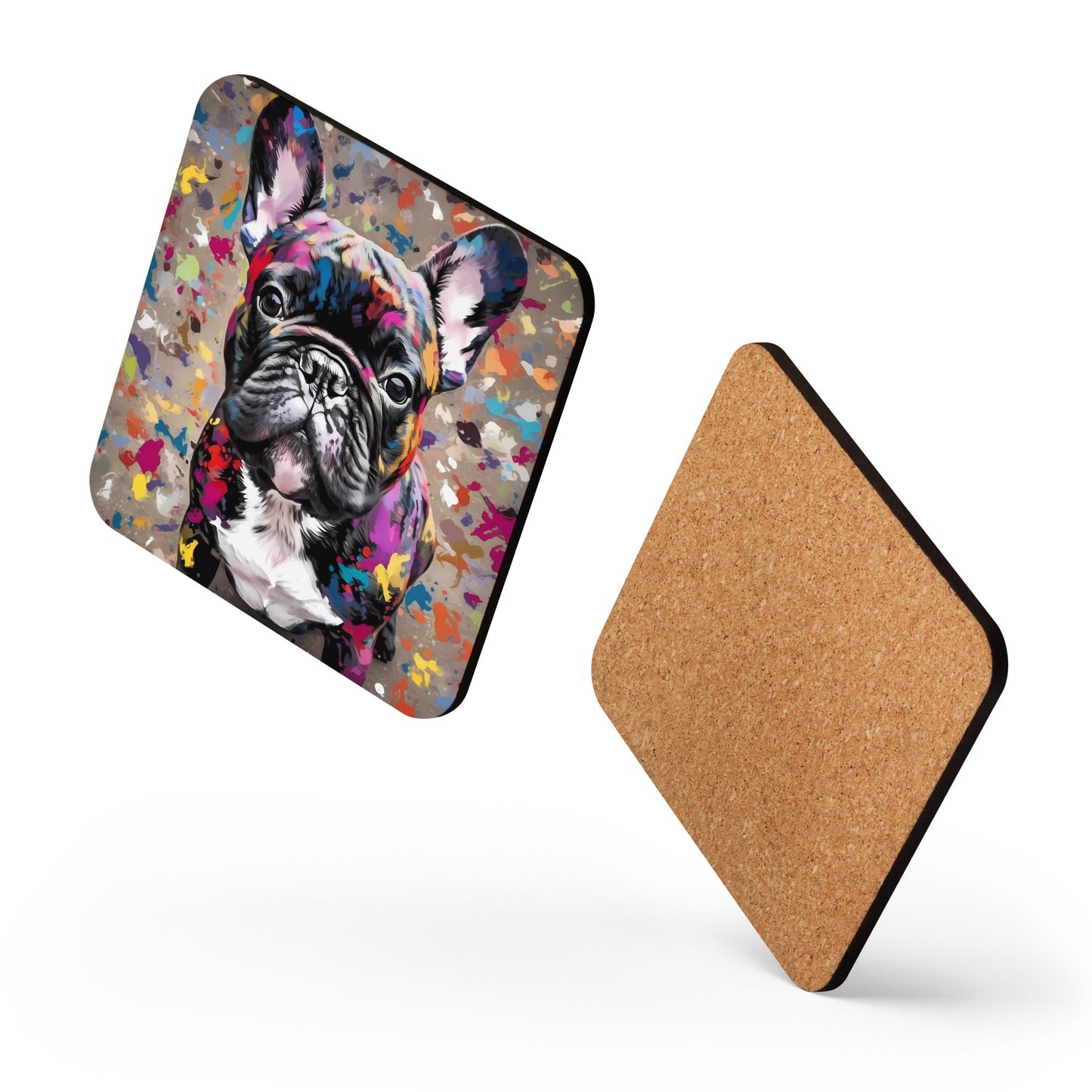 Paint Splash Brindle Coaster